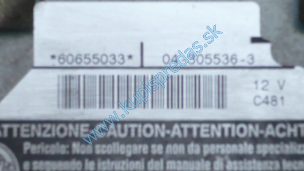 Volantový airbag + airbag spolujazdca Alfa Romeo 156 
